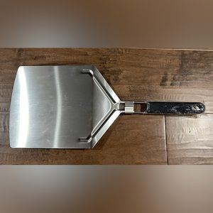 Checkered Chef Extra Large Stainless Steel Pizza Peel with Folding Handle